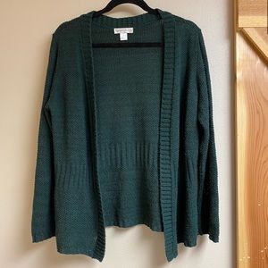 Christopher & Banks Green Cardigan